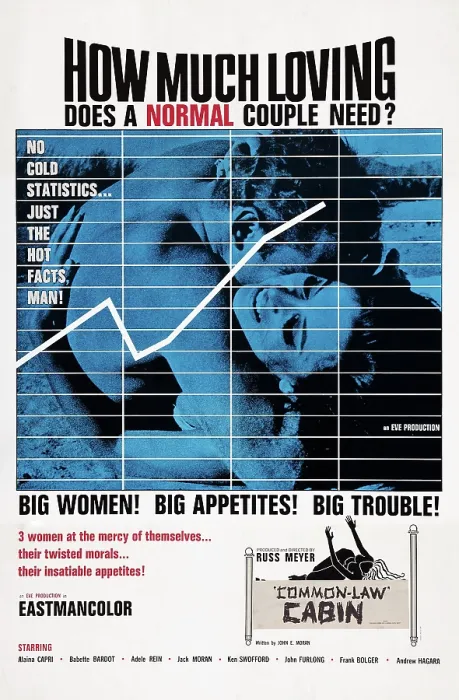 Framed Print : COMMON LAW CABIN, US poster art, 1967