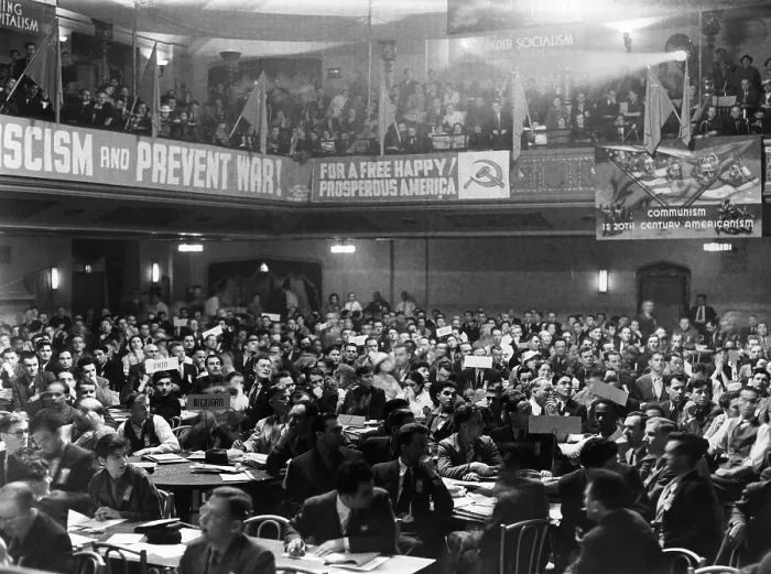 Framed Print : The Communist National Convention at the Manhattan Opera House, June 1936. Courtesy: CSU Archives / Everett Collection