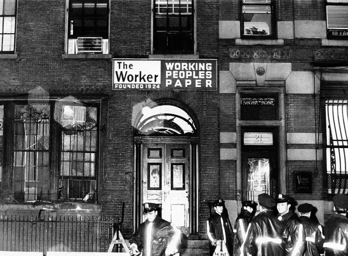 Framed Print : Communist Party Headquarters in New York City Framed Print : Communist Party Headquarters in New York City