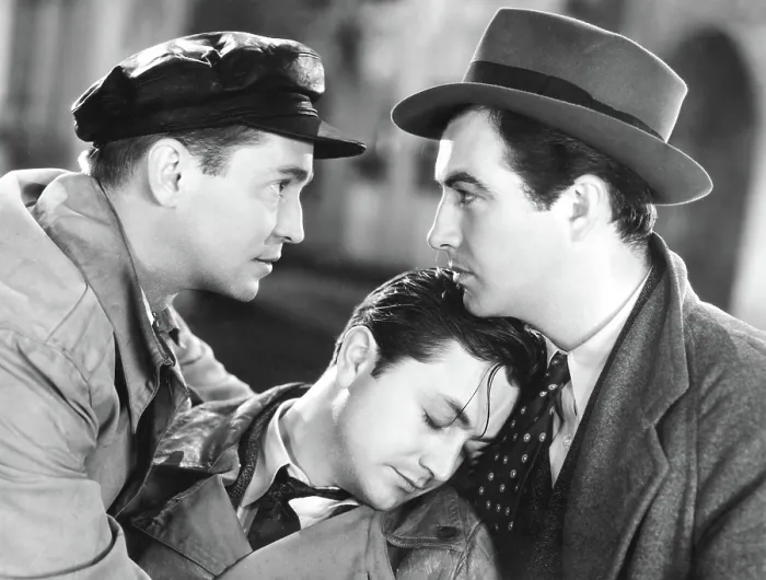 Framed Print : THREE COMRADES, Franchot Tone, Robert Young, Robert Taylor, 1938