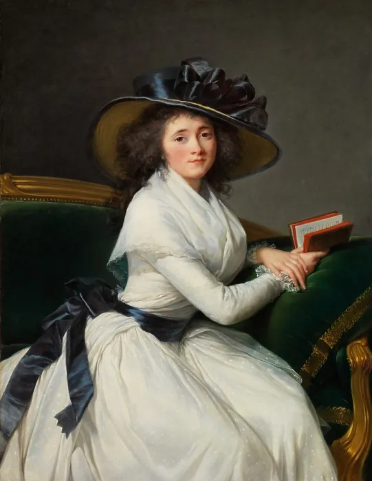 Framed Print : COMTESSE DE LA CHATRE, by Elisabeth Louise Vigee Le Brun, 1789, French painting, oil on canvas. Portrait of the daughter of a courtier to Louis XIV Framed Print : COMTESSE DE LA CHATRE, by Elisabeth Louise Vigee Le Brun, 1789, French painting, oil on canvas. Portrait of the daughter of a courtier to Louis XIV
