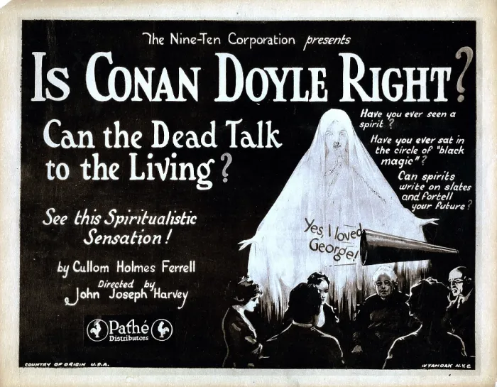 Framed Print : IS CONAN DOYLE RIGHT?, titlecard, 1923