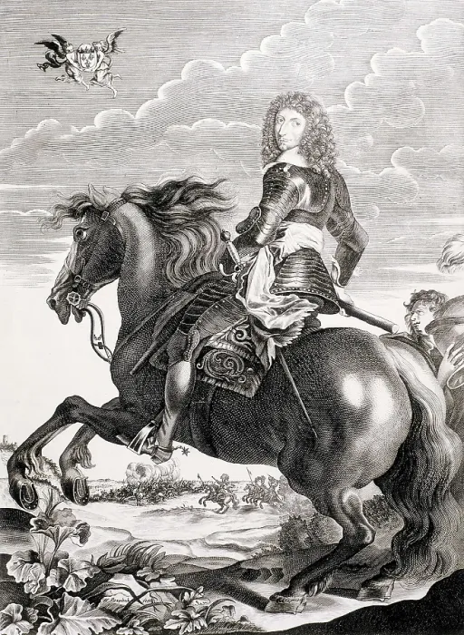 Framed Print : Conde, Louis II, 4e prince of (1621-1686). Etching. AISA / Everett Collection**US SALES ONLY**