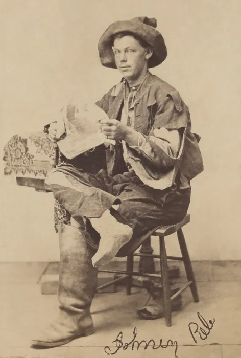 Framed Print : Confederate prisoner of war wears a tattered and worn uniform, at Fort Lookout, Maryland, c. 1863-65 Framed Print : Confederate prisoner of war wears a tattered and worn uniform, at Fort Lookout, Maryland, c. 1863-65