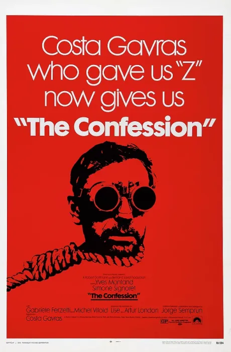 Framed Print : THE CONFESSION, (aka L'AVEU), US poster art, Yves Montand, 1970