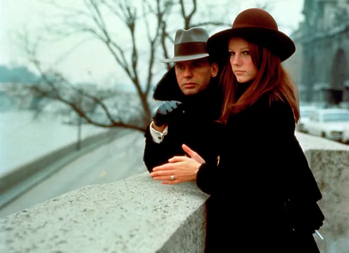 Framed Print : THE CONFORMIST, (aka IL CONFORMISTA), Jean-Louis Trintignant, Stefania Sandrelli, 1970