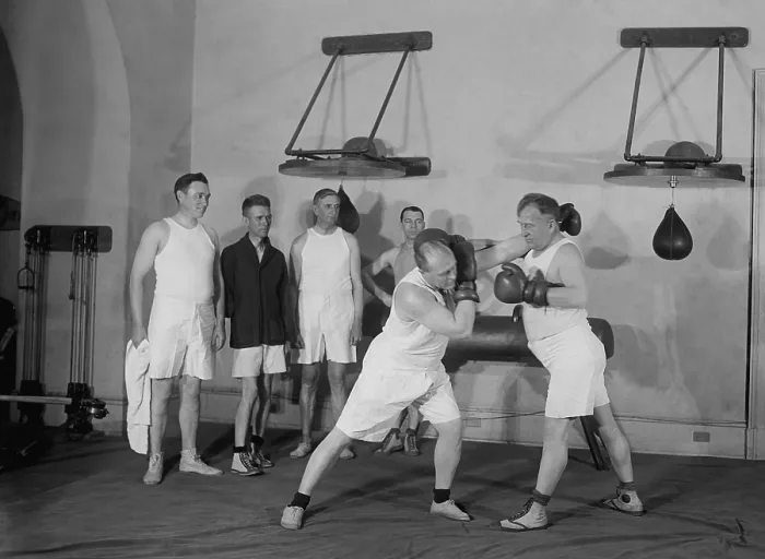 Framed Print : Congressional boxing match with spectators at the House Gymnasium in the Capitol. Dec. 15, 1923. (BSLOC_2015_16_111) Framed Print : Congressional boxing match with spectators at the House Gymnasium in the Capitol. Dec. 15, 1923. (BSLOC_2015_16_111)