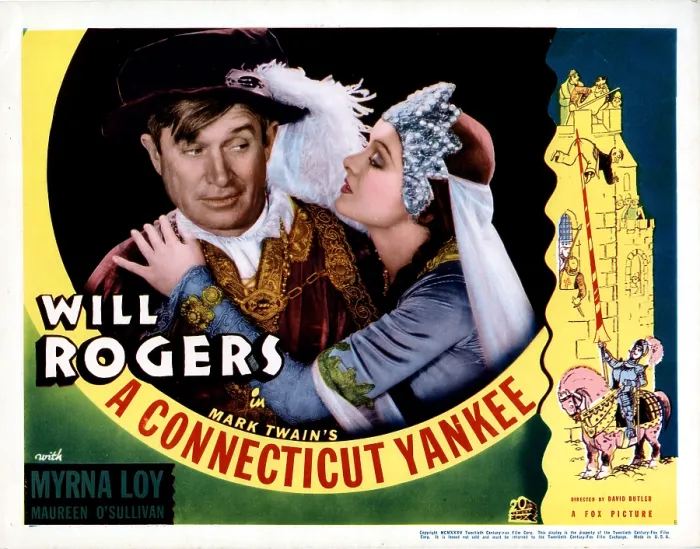 Framed Print : A CONNECTICUT YANKEE, from left, Will Rogers, Myrna Loy, 1931, TM and copyright 20th Century Fox Film Corp. All rights reserved / Courtesy: Everett Collection Framed Print : A CONNECTICUT YANKEE, from left, Will Rogers, Myrna Loy, 1931, TM and copyright 20th Century Fox Film Corp. All rights reserved / Courtesy: Everett Collection