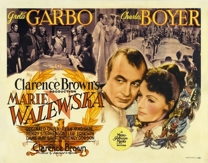 Framed Print : CONQUEST, (aka MARIE WALEWSKA), top center from left: Charles Boyer, Greta Garbo, bottom right from left: Charles Boyer, Greta Garbo, 1937