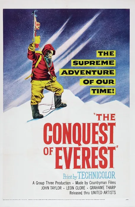 Framed Print : THE CONQUEST OF EVEREST, US poster art, 1953