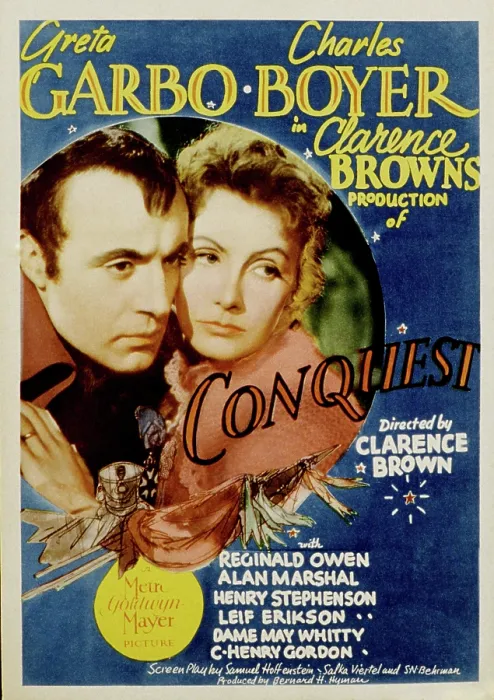Framed Print : CONQUEST, Greta Garbo, Charles Boyer, 1937