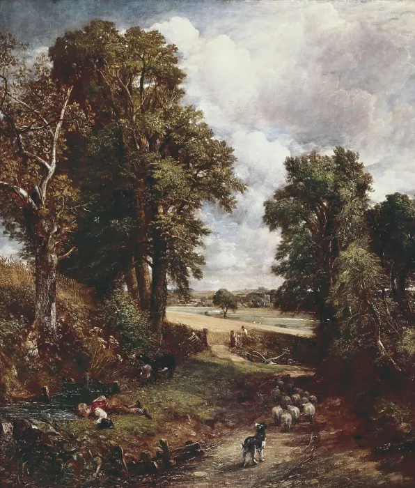 Framed Print : CONSTABLE, John (1776-1837). The Cornfield. 1826. Agricultural scene near East Bergholt. Oil on canvas. UNITED KINGDOM. London. National Gallery Framed Print : CONSTABLE, John (1776-1837). The Cornfield. 1826. Agricultural scene near East Bergholt. Oil on canvas. UNITED KINGDOM. London. National Gallery
