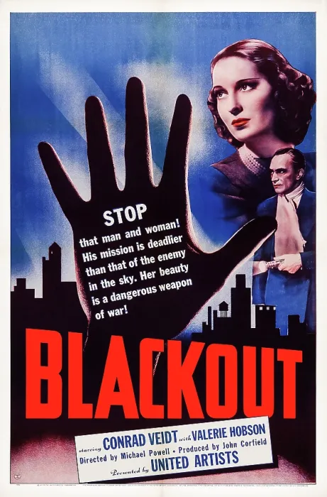 Framed Print : CONTRABAND, (aka BLACKOUT), US poster, Valerie Hobson, Conrad Veidt, 1940