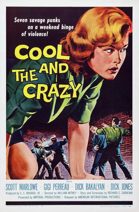 Framed Print : THE COOL AND THE CRAZY, US poster art, 1958 Framed Print : THE COOL AND THE CRAZY, US poster art, 1958