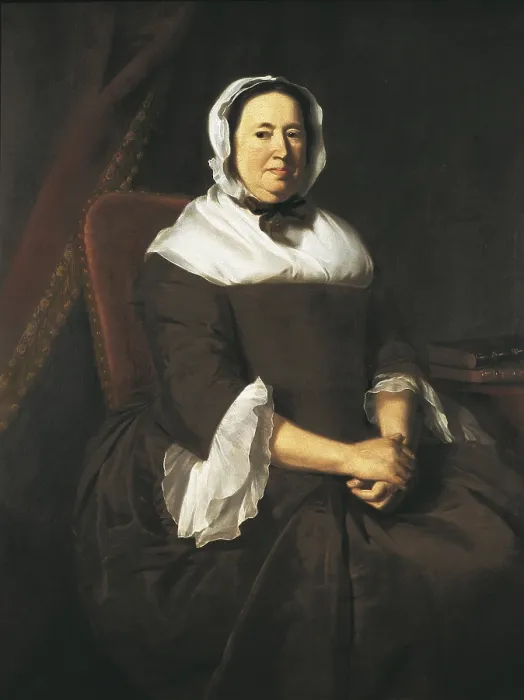 Framed Print : COPLEY, John Singleton (1738-1815). Portrait of Mrs. 1764. Oil on canvas. SPAIN. Madrid. Thyssen-Bornemisza Museum of Art. - J