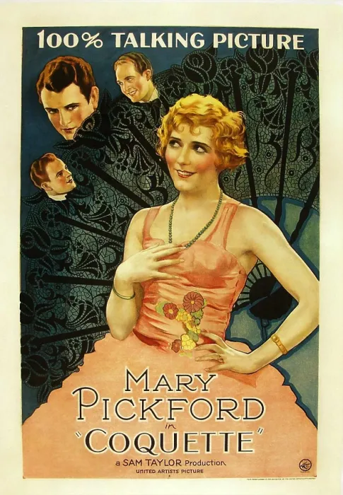Framed Print : COQUETTE, top from left: Matt Moore, Johnny Mack Brown, bottom right: Mary Pickford, 1929 Framed Print : COQUETTE, top from left: Matt Moore, Johnny Mack Brown, bottom right: Mary Pickford, 1929