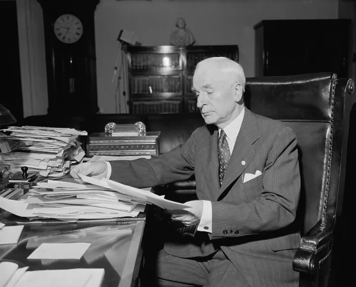 Framed Print : Cordell Hull, was Secretary of State for 11 years from 1933-1944. (BSLOC_2013_6_172)