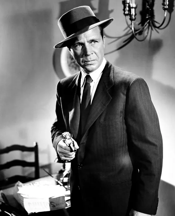 Framed Print : CORNERED, Dick Powell, 1945