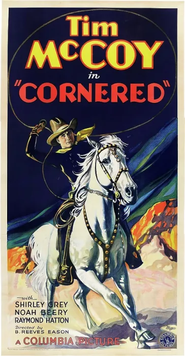 Framed Print : CORNERED, Tim McCoy, 1932