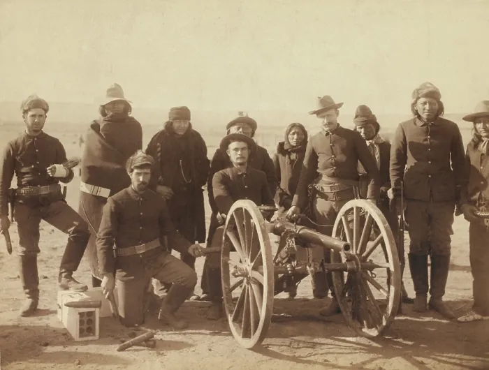 Framed Print : Corporal Paul Wernert and gunners of Battery E 1st Artillery Framed Print : Corporal Paul Wernert and gunners of Battery E 1st Artillery