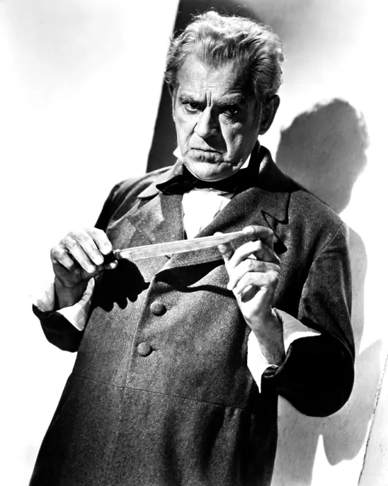 Framed Print : CORRIDORS OF BLOOD, Boris Karloff, 1958