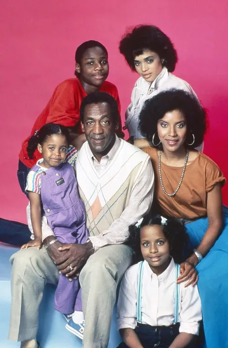 Framed Print : THE COSBY SHOW, clockwise from center, Bill Cosby, Keshia Knight Pulliam, Malcolm-Jamal Warner, Lisa Bonet, Phylicia Rashad, Tempestt Bledsoe, 1984-92 Framed Print : THE COSBY SHOW, clockwise from center, Bill Cosby, Keshia Knight Pulliam, Malcolm-Jamal Warner, Lisa Bonet, Phylicia Rashad, Tempestt Bledsoe, 1984-92
