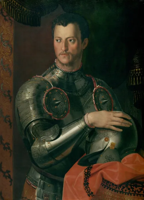 Framed Print : COSINO I DE MEDICI, by Workshop of Bronzino, 1550-74, Italian Renaissance painting, oil on wood