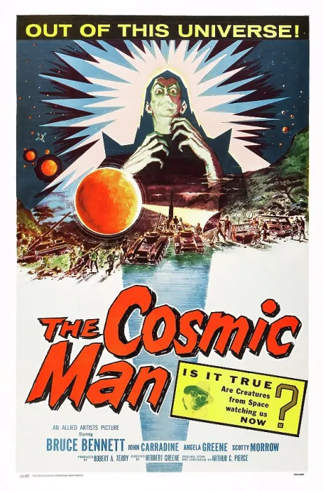 Framed Print : THE COSMIC MAN, US poster art, 1959