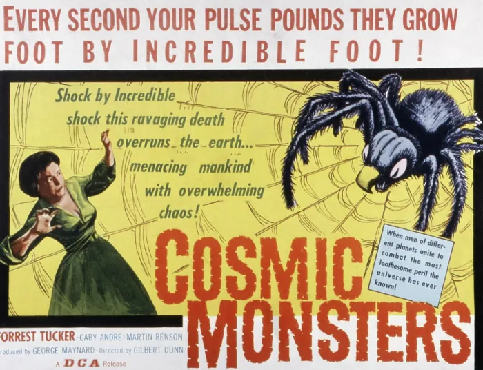 Framed Print : THE COSMIC MONSTER, (aka COSMIC MONSTERS, aka THE STRANGE WORLD OF PLANET X), Gaby Andre, 1958