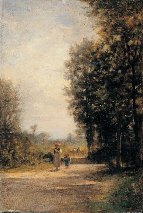 Framed Print : Cosola Demetrio, Country Scene, 1880 - 1885, 19th Century, oil on canvas, Private collection (156002) Everett CollectionMondadori Portfolio**US SALES ONLY**