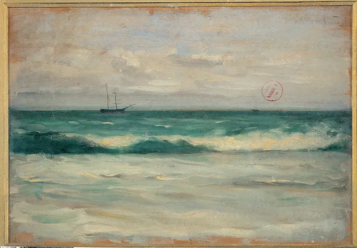 Framed Print : Cosola Demetrio, Seascape, 1870 - 1895, 19th Century, oil on panel, Private Collection (156004) Everett CollectionMondadori Portfolio**US SALES ONLY** Framed Print : Cosola Demetrio, Seascape, 1870 - 1895, 19th Century, oil on panel, Private Collection (156004) Everett CollectionMondadori Portfolio**US SALES ONLY**
