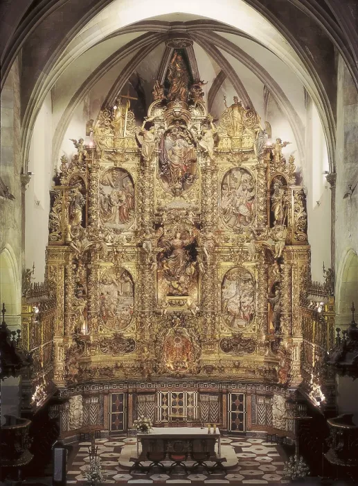 Framed Print : COSTA, Pablo (1672-1728). Main Altarpiece of Santa Mara de Arenys de Mar. 1706 - 1711. SPAIN. Arenys de Mar. Parish Church of St. Mary. Baroque art. Sculpture Framed Print : COSTA, Pablo (1672-1728). Main Altarpiece of Santa Mara de Arenys de Mar. 1706 - 1711. SPAIN. Arenys de Mar. Parish Church of St. Mary. Baroque art. Sculpture