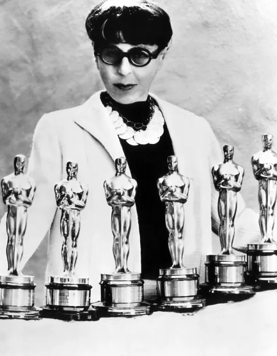 Framed Print : Costume designer Edith Head. ca. 1970s. Courtesy: CSU Archives / Everett Collection