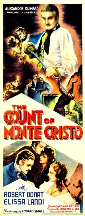 Framed Print : THE COUNT OF MONTE CRISTO, top: Robert Donat, bottom from left: Robert Donat, Elissa Landi, 1934 Framed Print : THE COUNT OF MONTE CRISTO, top: Robert Donat, bottom from left: Robert Donat, Elissa Landi, 1934