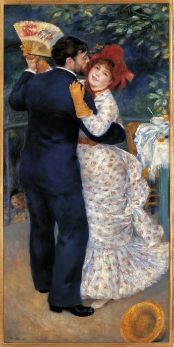 Framed Print : Country Dance, by Pierre-Auguste Renoir, 1883, 19th Century, oil on canvas, cm 180 x 90 - France, Ile de France, Paris, Muse dOrsay, R.F. 1979-64. All Framed Print : Country Dance, by Pierre-Auguste Renoir, 1883, 19th Century, oil on canvas, cm 180 x 90 - France, Ile de France, Paris, Muse dOrsay, R.F. 1979-64. All