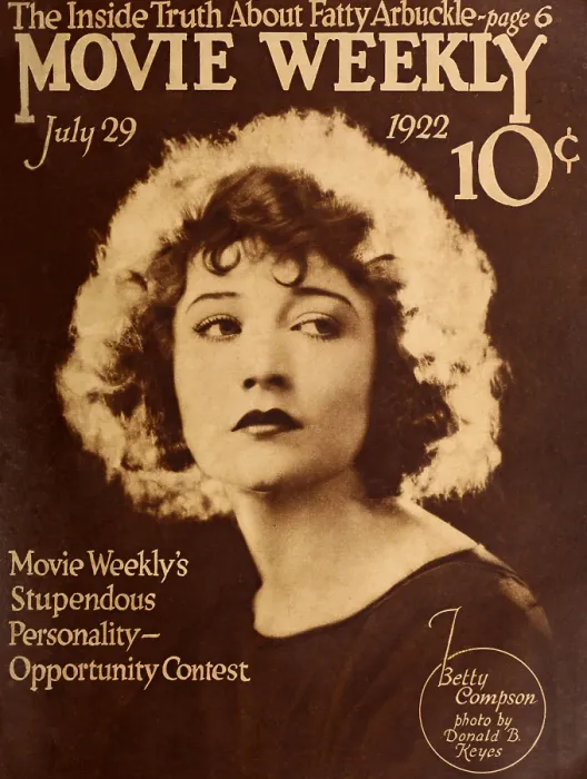 Framed Print : Cover of MOVIE WEEKLY MAGAZINE, with a portrait of Betty Compson, actress and film producer. July 29, 1922 Framed Print : Cover of MOVIE WEEKLY MAGAZINE, with a portrait of Betty Compson, actress and film producer. July 29, 1922