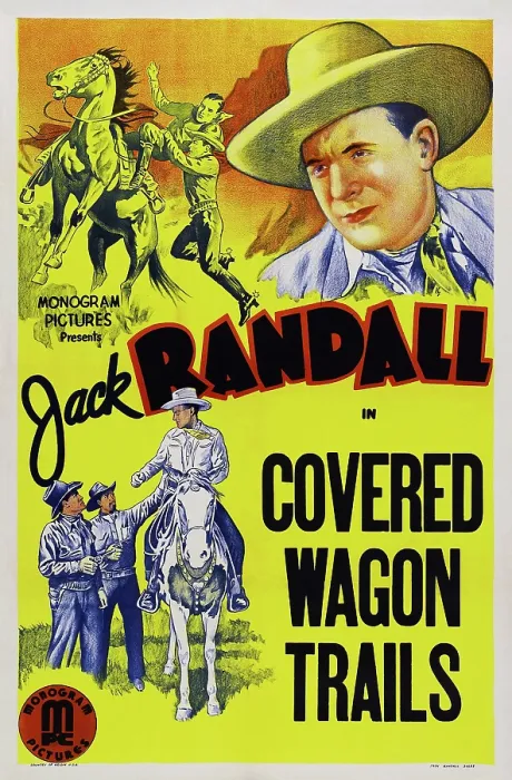 Framed Print : COVERED WAGON TRAILS, US poster, Jack Randall (aka Addison Randall), 1940