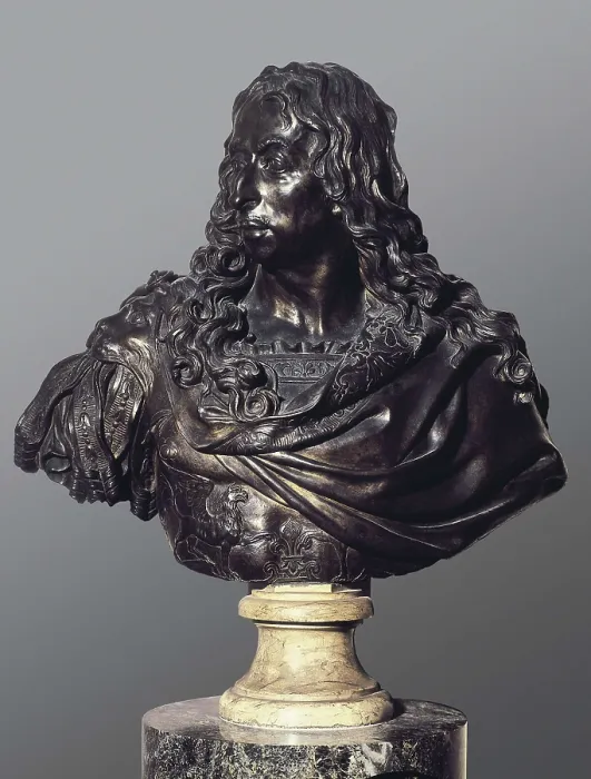Framed Print : COYSEVOX, Antoine (1640-1720). The Prince of Cond. 1688. Bust. Baroque art. Sculpture on bronze. FRANCE. Paris. Louvre Museum. AISA / Everett Collection**US SALES ONLY**