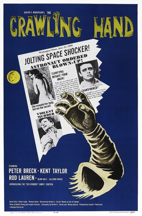 Framed Print : THE CRAWLING HAND, US poster, 1963