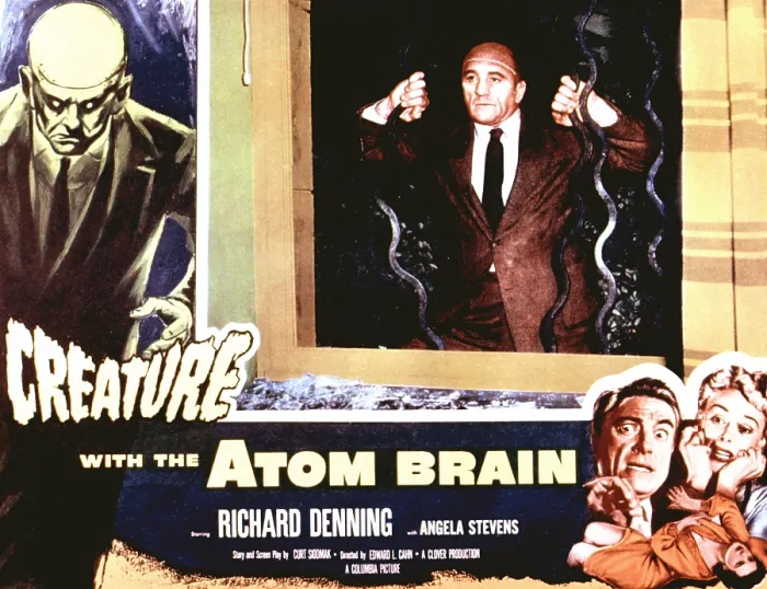 Framed Print : CREATURE WITH THE ATOM BRAIN, THE, Richard Denning, Angela Stevens, 1955 Framed Print : CREATURE WITH THE ATOM BRAIN, THE, Richard Denning, Angela Stevens, 1955
