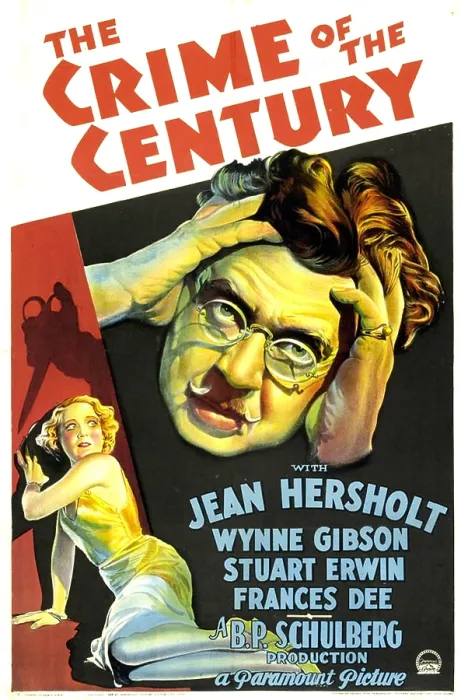Framed Print : THE CRIME OF THE CENTURY, bottom left: Frances Dee, right: Jean Hersholt, 1933