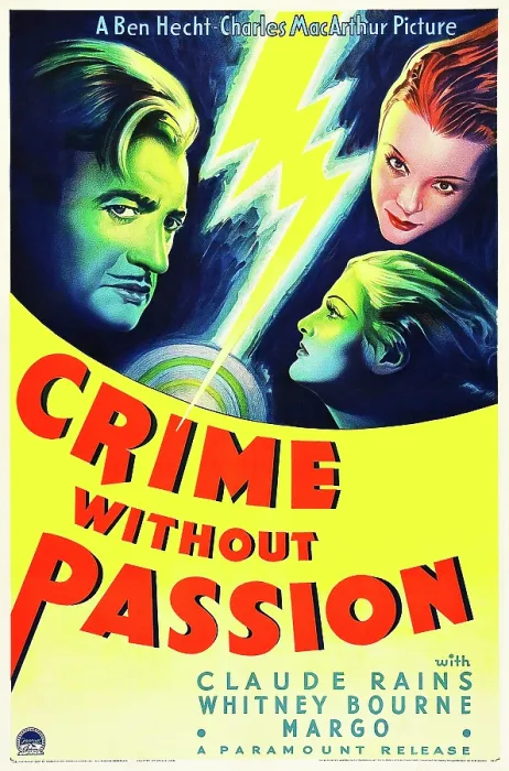Framed Print : CRIME WITHOUT PASSION, from left: Claude Rains, Whitney Bourne, Margo (aka Margo Albert), 1934 Framed Print : CRIME WITHOUT PASSION, from left: Claude Rains, Whitney Bourne, Margo (aka Margo Albert), 1934