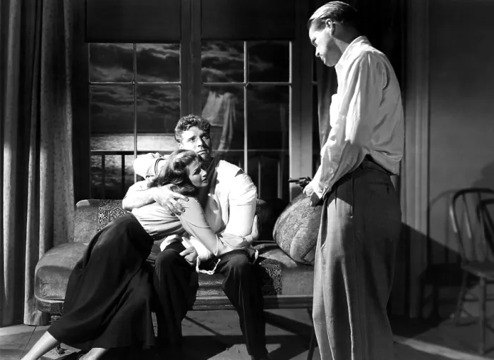 Framed Print : CRISS CROSS, Yvonne De Carlo, Burt Lancaster, Dan Duryea, 1949