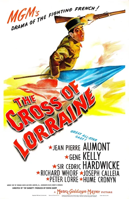 Framed Print : THE CROSS OF LORRAINE, US poster, 1943 Framed Print : THE CROSS OF LORRAINE, US poster, 1943