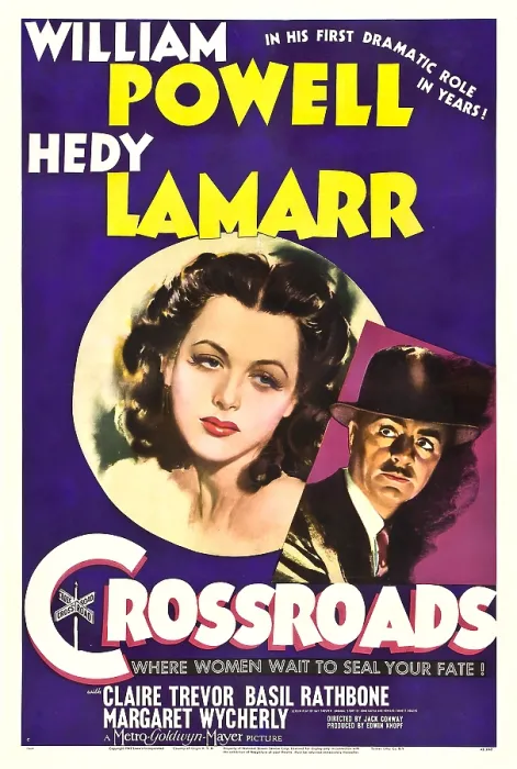 Framed Print : CROSSROADS, Hedy Lamarr, William Powell, 1942