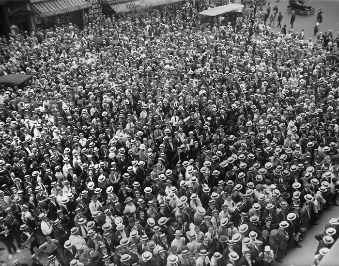 Framed Print : Crowds at Jack Dempsey-Georges Carpentier fight. Jersey City, July 2, 1921. It was the first live radio broadcast of a title-fight. (BSLOC_2015_17_62) Framed Print : Crowds at Jack Dempsey-Georges Carpentier fight. Jersey City, July 2, 1921. It was the first live radio broadcast of a title-fight. (BSLOC_2015_17_62)