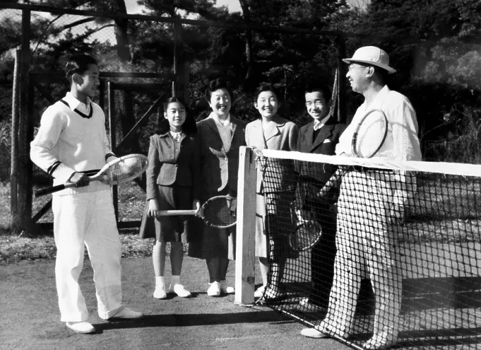 Framed Print : Crown Prince Akihito, Princess Takako, Empress Nagako, Princess Atsuko, Prince Masahito, ca 1951. Courtesy: CSU Archives / Everett Collection