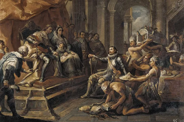 Framed Print : CRUA, Andrs (18th c.-19th c.). Columbus before the Catholic Monarchs. 1804. Oil on canvas. SPAIN. Valencia. San Pio V Fine Arts Museum. AISA / Everett Collection**US SALES ONLY** Framed Print : CRUA, Andrs (18th c.-19th c.). Columbus before the Catholic Monarchs. 1804. Oil on canvas. SPAIN. Valencia. San Pio V Fine Arts Museum. AISA / Everett Collection**US SALES ONLY**