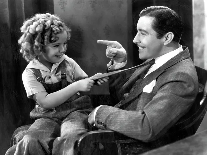 Framed Print : CURLY TOP, Shirley Temple, John Boles, 1935, TM & Copyright (c) 20th Century Fox Film Corp. All rights reserved