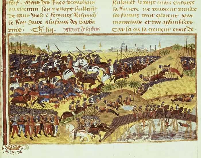 Framed Print : CURTIUS, Rufus Quintus (1st century). The history of Alexander the Great. 1461 - 1468. Battle scene. Ilustration of the french edicion of the original of the 1st century b.c Framed Print : CURTIUS, Rufus Quintus (1st century). The history of Alexander the Great. 1461 - 1468. Battle scene. Ilustration of the french edicion of the original of the 1st century b.c